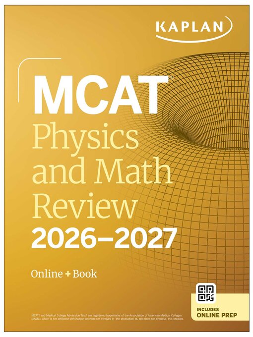 Title details for MCAT Physics and Math Review 2026-2027 by Kaplan Test Prep - Wait list